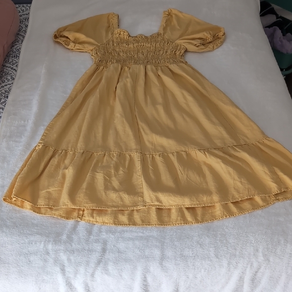 Isabel Maternity by Ingrid & Isabel Yellow Kids Dress - Picture 2 of 2
